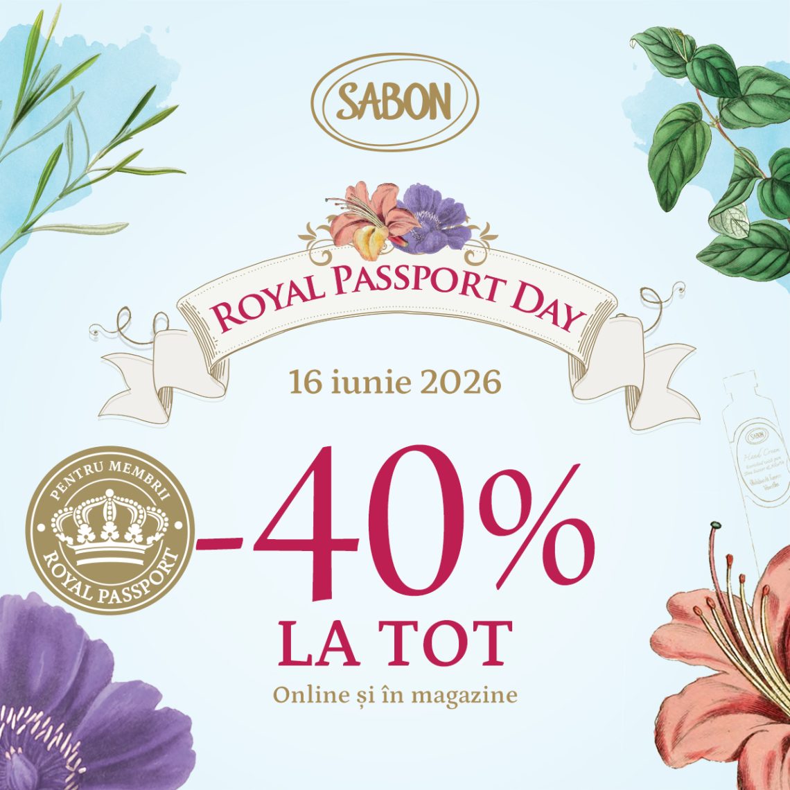SABON Royal Passport Day