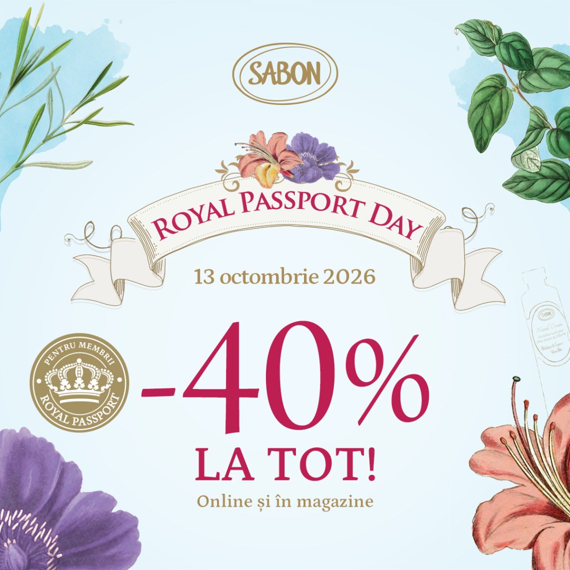 SABON Royal Passport Day